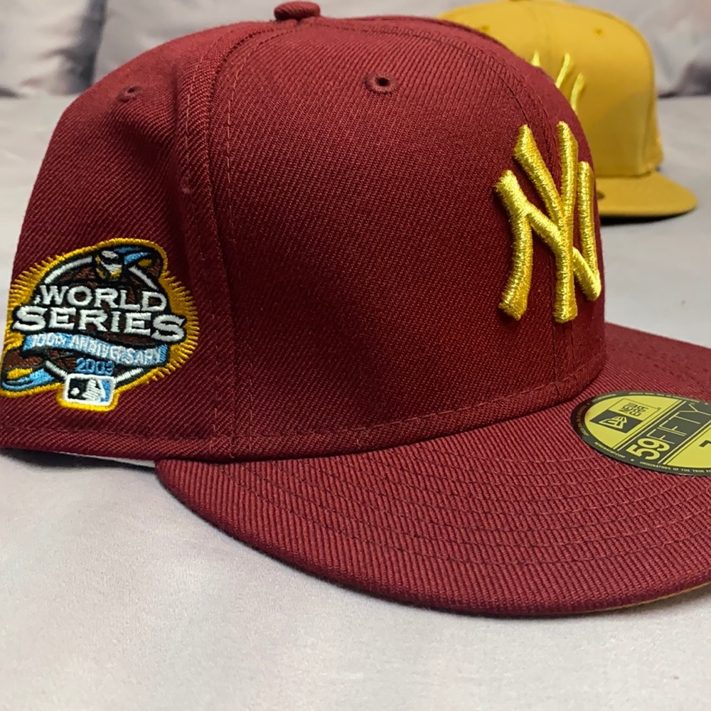 Wine & Gold UV NYY 2003 WORLD SERIES PATCH